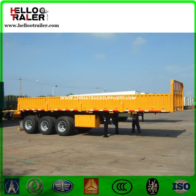 3 Axle Side Wall Semi Trailer with 12PCS Container Lock 