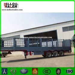 Tri-Axle Cargo Stake Semi Trailer with Low Price