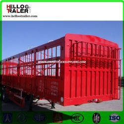 Tri-Axle 40t Fence Cargo Semi Trailer