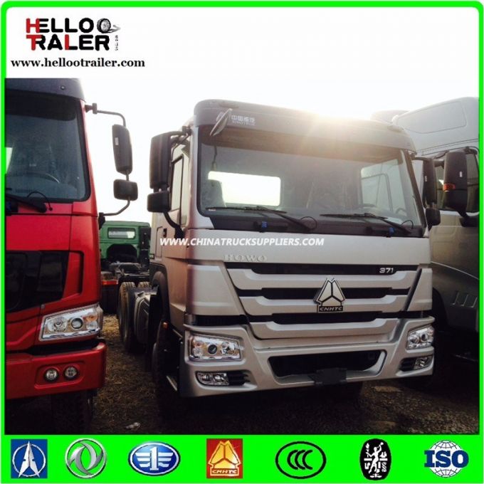 HOWO 6X4 30ton Loading Heavy Duty Tractor Trucks for Djibouti 