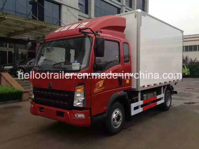 Refrigerator Truck with Isuzu Engine 