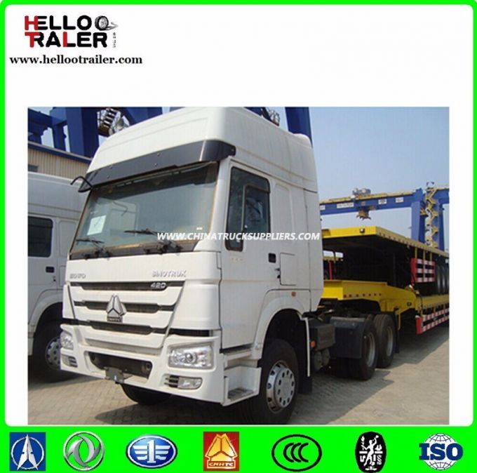 Sinotruk HOWO 6X4 420HP Truck Tractor Head 