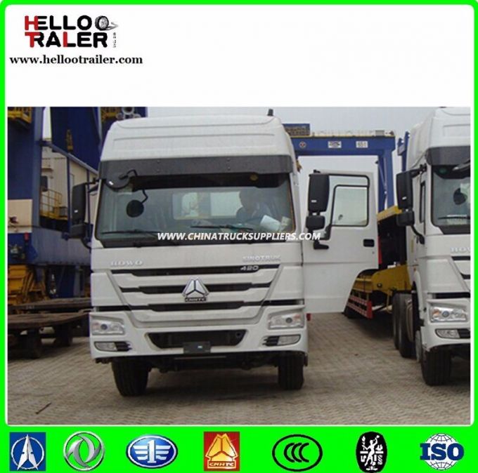 6X4 Type 336HP Euro 2 China HOWO Trailer Tractor Truck Head 