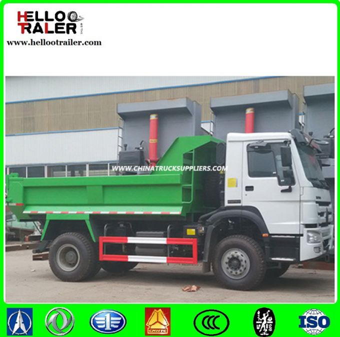 2017 Diesel Type Fuel 4*2 Sinotruk-HOWO Dump Truck Trailer 