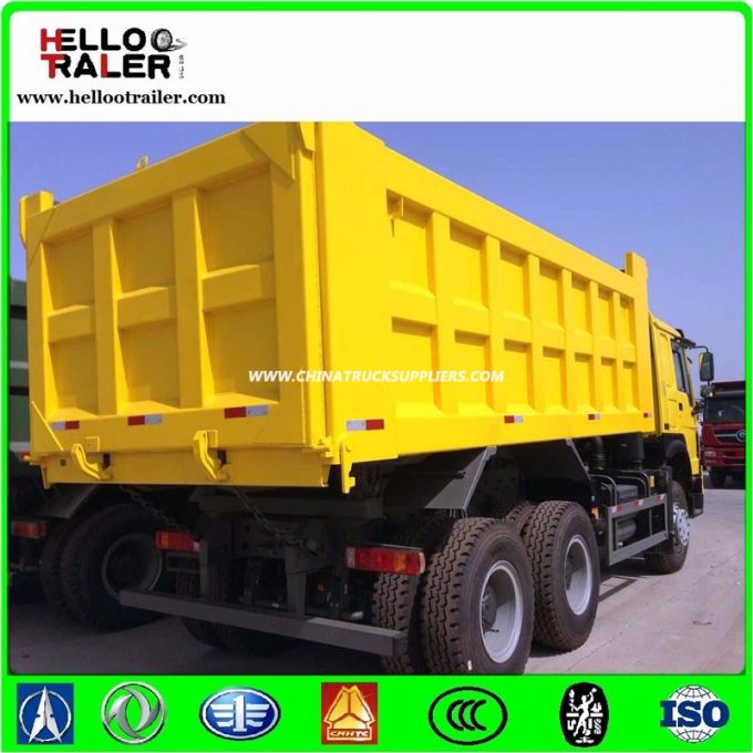 HOWO 6X4 Euro II 251-450HP Left Hand Drive Tipper Dump Truck 