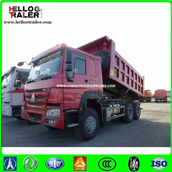 Sinotruk 20 Cubic HOWO Dump Truck 6X4 Heavy Duty Lorry Truck 