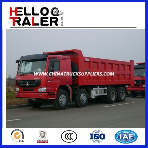 Sinotruk 8X4 40t Dump Truck HOWO 12 Wheels Heavy Tipper Truck 