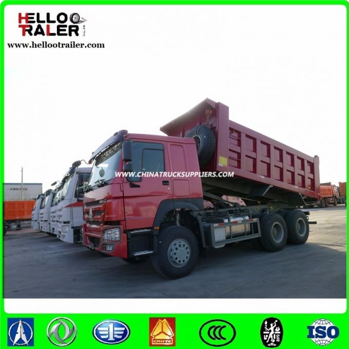 11-20t 6 X 4 Left Hand Drive Euro II 251-450HP Tipper Dump Truck 