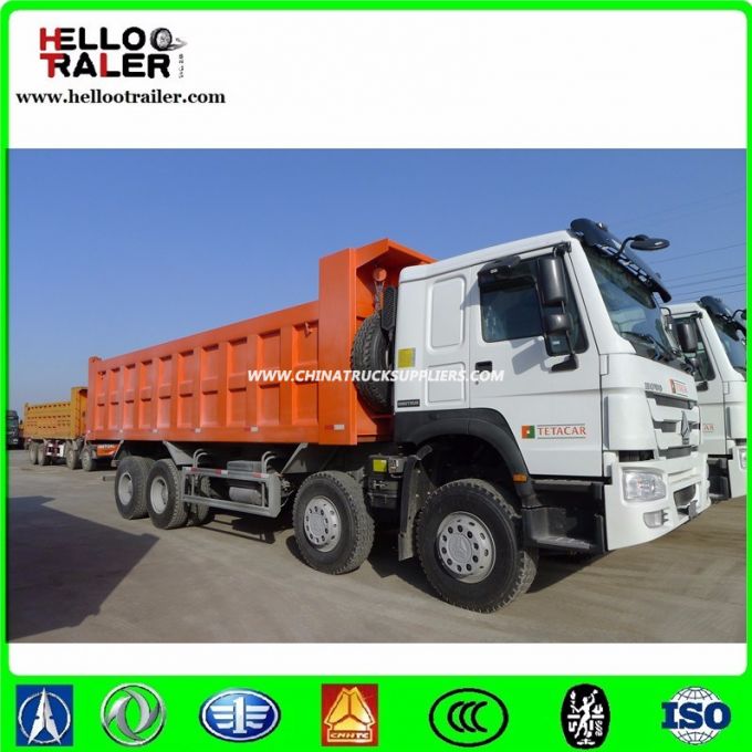 Front Lift Sino Truck 8 X 4 Tipper Dump Truck Heavy Duty Wrecker Truck 