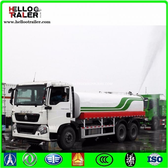 6 X 4 25cbm 20t Aluminium Fuel Tanker Truck for Oil Transportation 