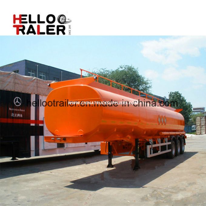 42000-45000 Liters Oil Tanker Trailer Large Capacity Fuel Tanker Trailer for Sale 