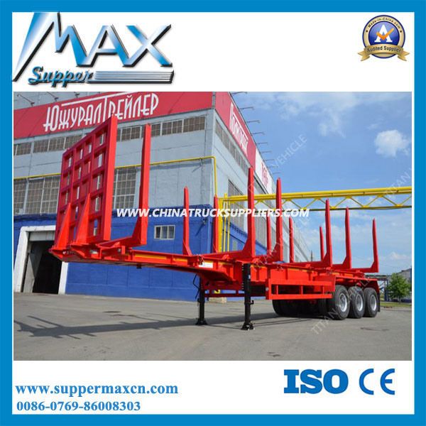 Semi Trailer Manufacturer Supply Wood Transport Trailer 