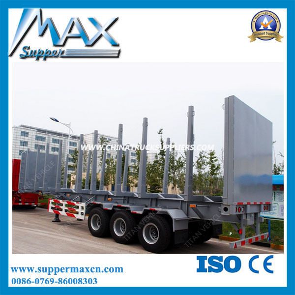 60t Wood/Container Transport Cargo Semi Truck Trailer 