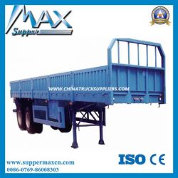 2016 3-Axle Cargo Semi-Trailer with Side Wall for Sale