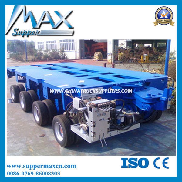 High Strength Automatic Axle Lowbed Trailer to Transport Large Machines 