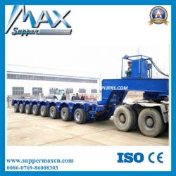 Heavy Duty Multi-Axle Hydraulic Truck Trailer/15 Axis Modular Trailer with Power Gooseneck