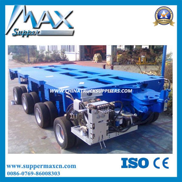 High Tensile Steel Semi Trailer Type 2/3/4 Axles Hydraulic Gooseneck Detachable 80-150 Tons Low Bed  