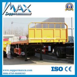 2016 Hot Sale 3 Axle Cargo Trailer with Sideboard