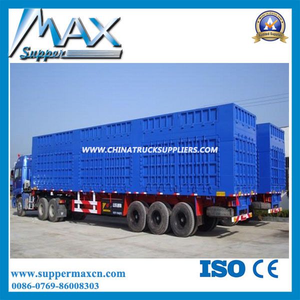 Dry Freight Van Type Semi Trailer/Tri Axle Van Transport Semi Trailer 