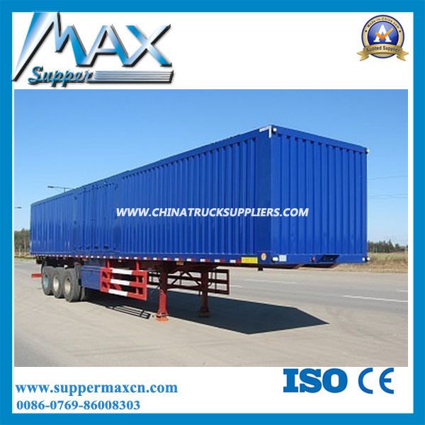 Tri-Axle Open Van Transport Semi Trailer for Sale Export Africa 