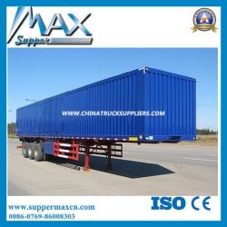 Tri-Axle Open Van Transport Semi Trailer for Sale Export Africa