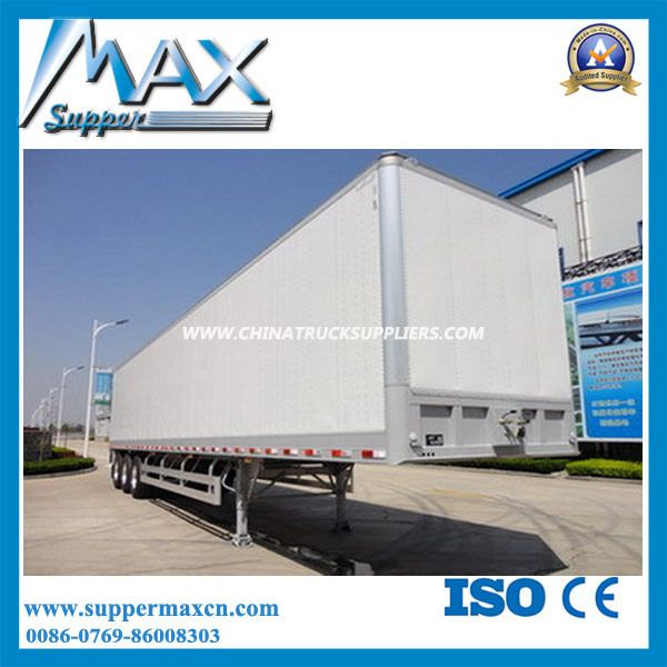 Import Truck Enclosed Van Semi Trailer for Sale 