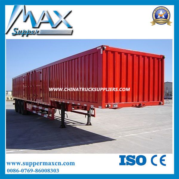 Aluminum Alloy Cargo Box Dry Van Semi Trailer for Hot Sale 