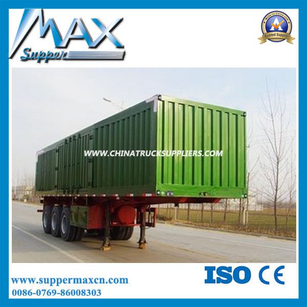 40t Dry Van Semi Trailer Cargo Truck Box Trailer for Appliance Transport 