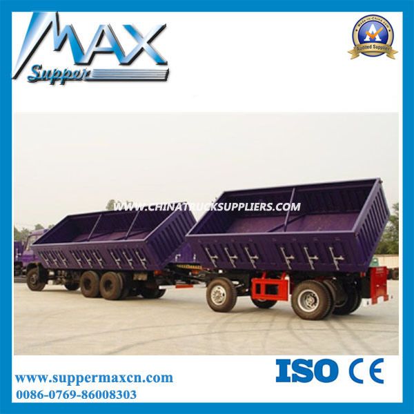 50ton U Type Rear Dump Semi Trailer Sale for Senegal (dump trailer) 