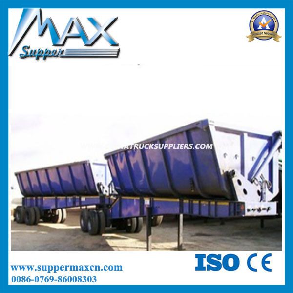 Dump Trailer, 3 Axles 60ton Tipper Trailer for Sale 