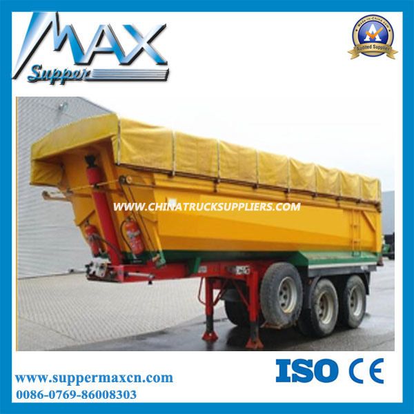 60ton 3axles Dump Trailer for Sand Tipping 