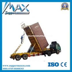 2 Axle Rear Lifting Container Tipper with Spring Suspension