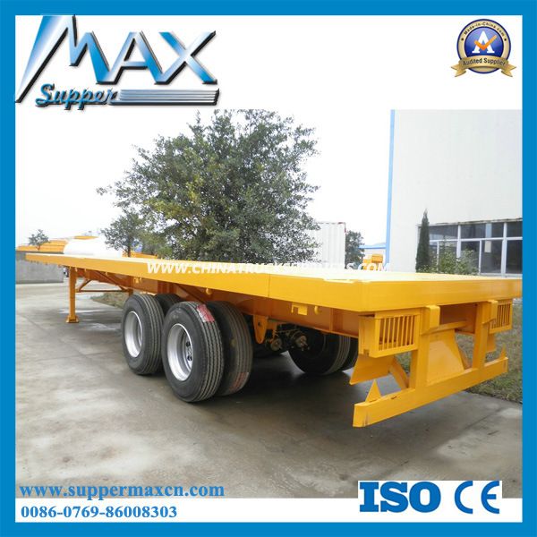 40f 2 Axle Flatbed Semi Trailer 