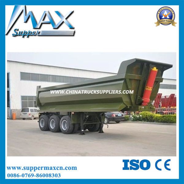 Hot Sale 3 Axle 25m3 U Type Tipper Semi Trailer for Nigeria (semi traliler) 