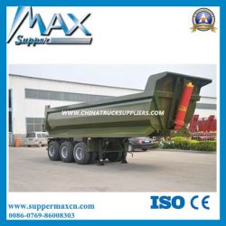 Hot Sale 3 Axle 25m3 U Type Tipper Semi Trailer for Nigeria (semi traliler)