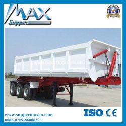 U Shape Dump Truck Semi Trailer with Hydraulic Cylinder