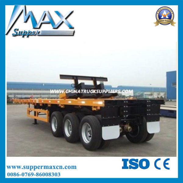 3 Axle Flatbed Semi Trailer with Air Suspension 