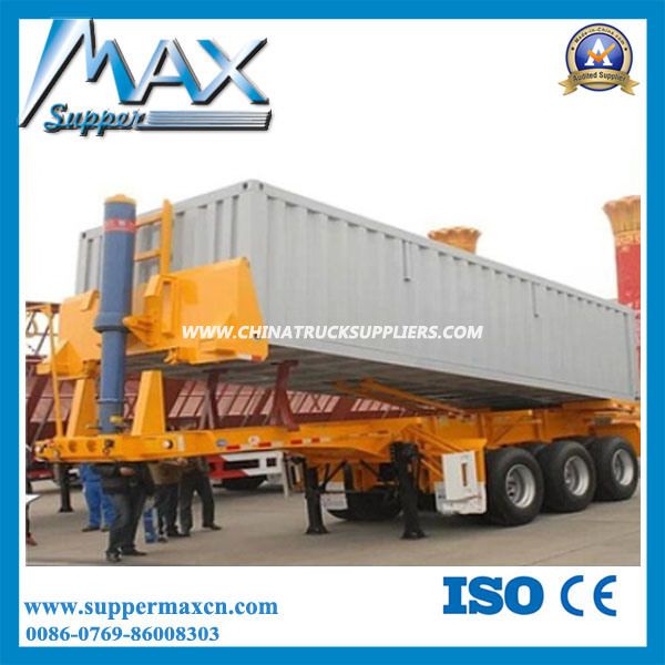 60ton 3axle Hydraulic Dump Truck Trailer for Sale 