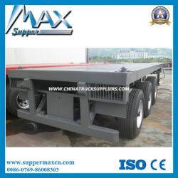 40f Flatbed Trailer with German Style Suspension