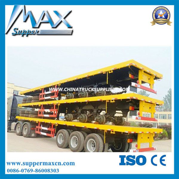 2016 New Tri-Axle 40-60 Ton Truck Trailer / 40FT Container Chassis Trailer with Container Twist Lock 