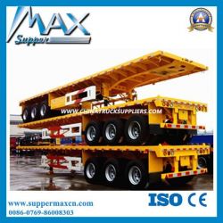 Tri Axles Step Wise Low Bed Semi Trailer