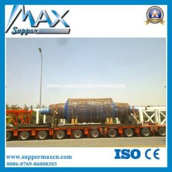 50t-80t 3 Axle Low Bed Semi Trailer for Sale