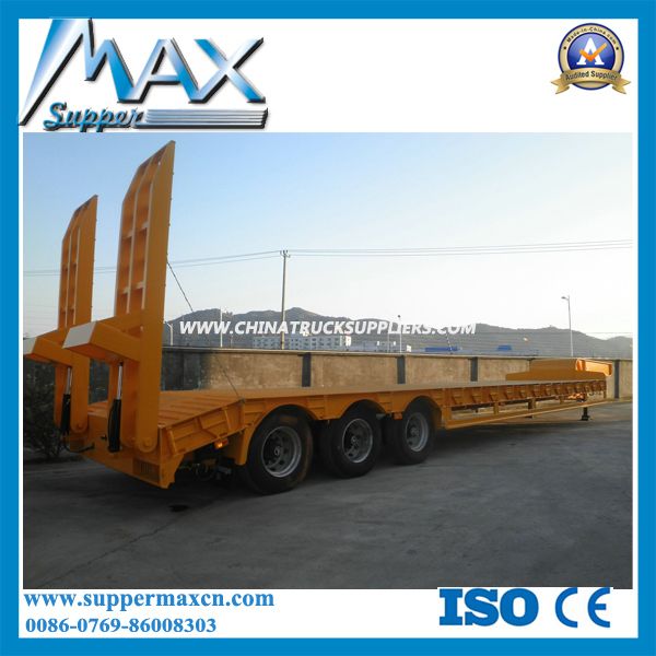 12m 3 Axle Lowbed Lowboy Semi Trailer 