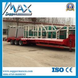 2/3 Axles 30t-120t Low Flat Bed Cargo Truck Trailer Semi Trailer