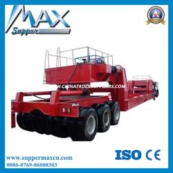 Tri- Axles 100 Ton Low Bed Semi Trailer