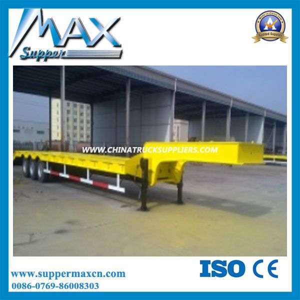 Hydraulic Detachable Gooseneck Low Bed Semi Trailer 