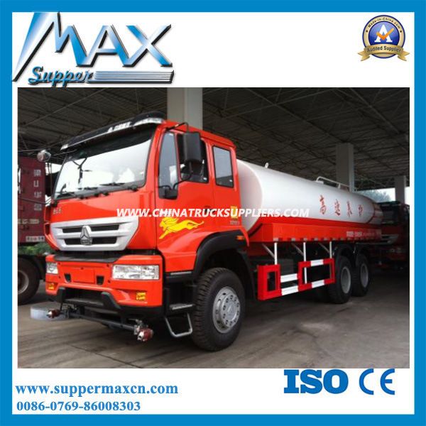 Sinotruk HOWO 6X4 20m3 Water Sprinkler Truck for Sale 