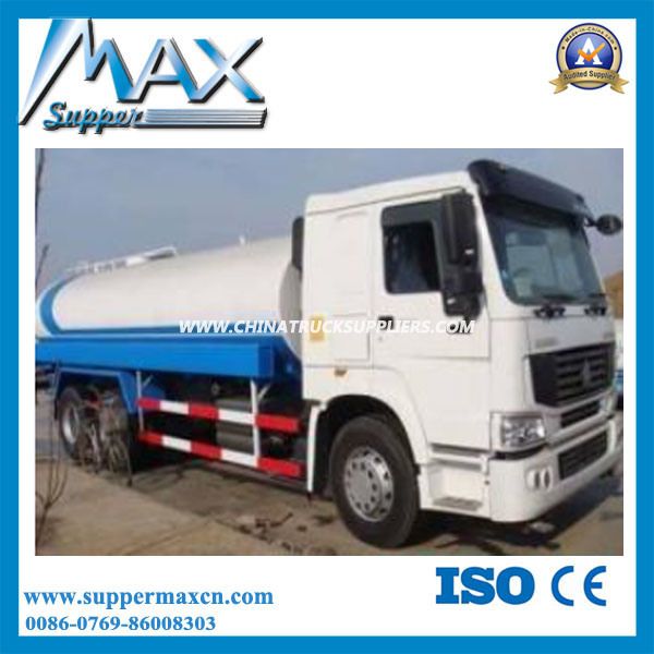 2015 Hot Sale High Quality 19000L 6X4 Str 5000 Gallon Water Tank Truck 