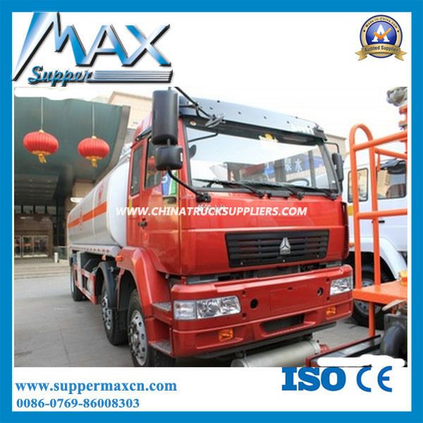 Sinotruk 4X2 8000liters Diesel Engine Oil Fuel Tank Truck 