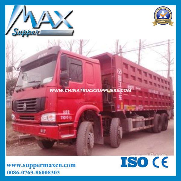 371HP Big Capacity Self Loading 8X4 12 Wheel 40 Ton Sand HOWO Dump Truck in Iran 